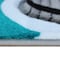 Flash Furniture Turquoise 5' x 7' Modern Plush Abstract Area Rug KP-RG952-57-TQ-GG - alternate 4